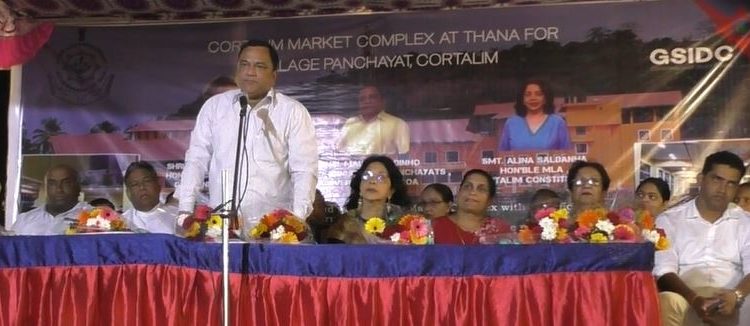 Inauguration of Cortalim Market  Complex  at Thana